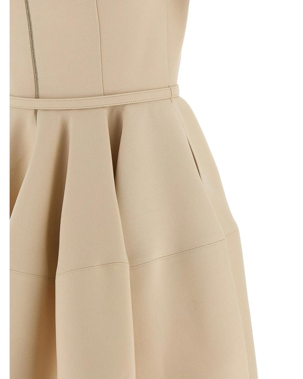 Fendi Natural Wheel Skirt Dress