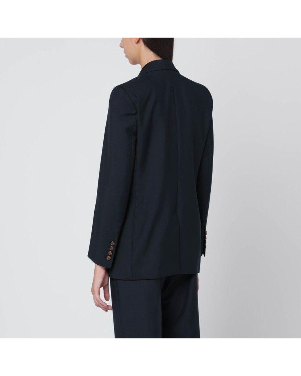 Blazé Milano Blue Wool And Mohair Blazer First Class