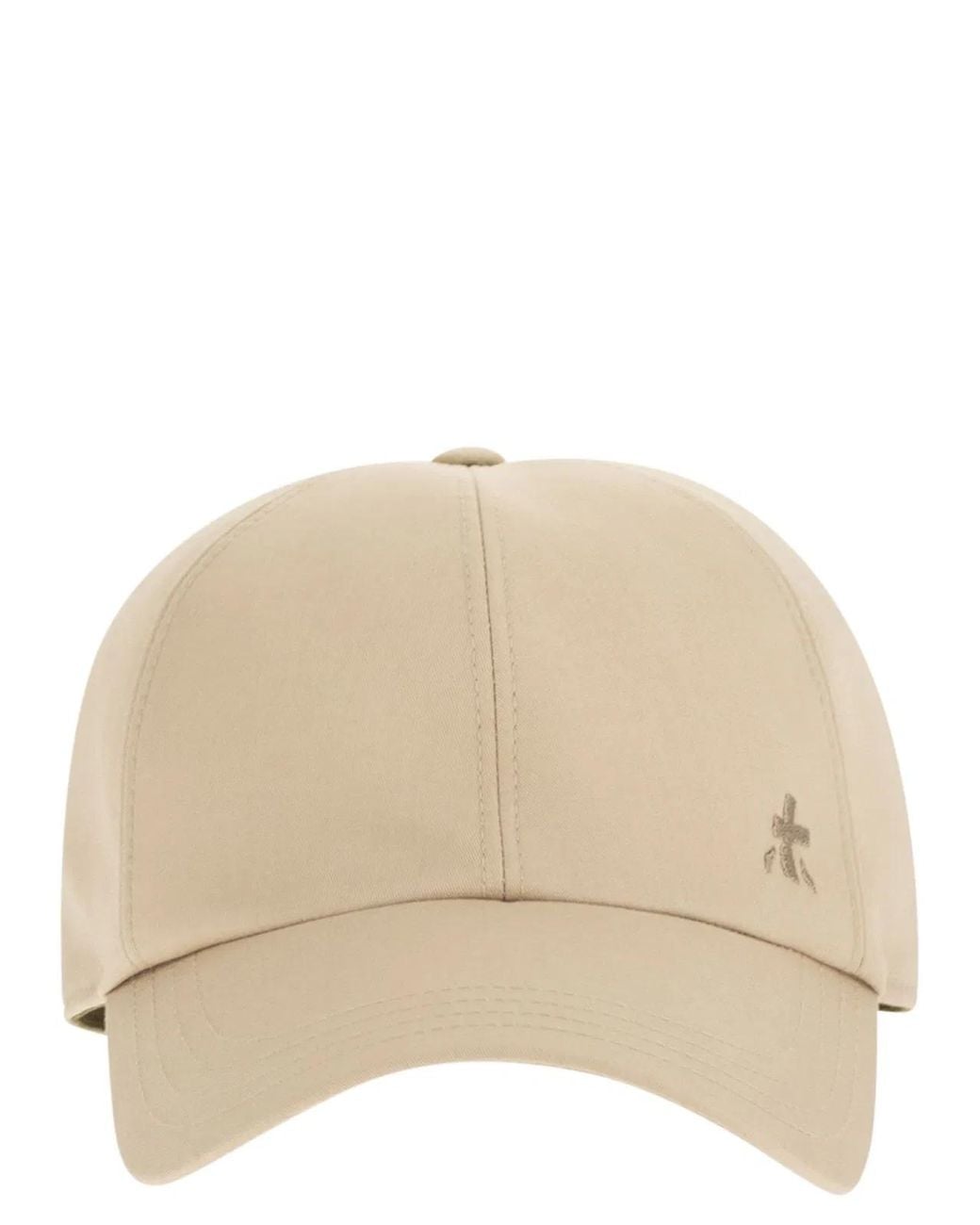 Premiata Natural Baseball Cap With Embroidered Logo