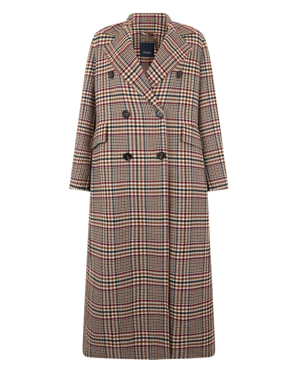 Max Mara Brown S Max Mara Long Wool Coat