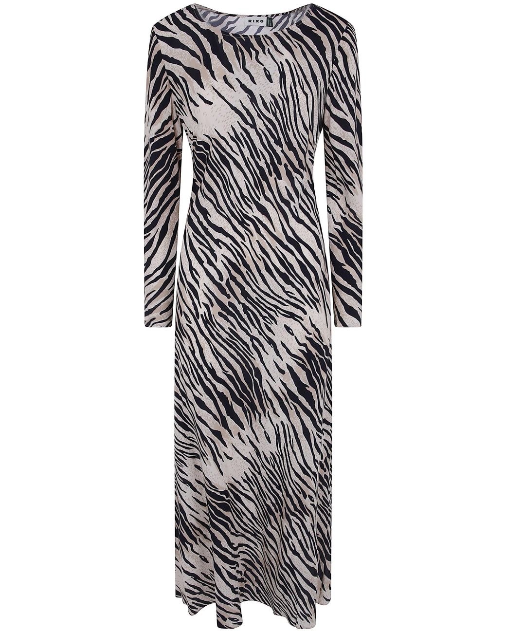 Rixo Gray "Amal" Dress