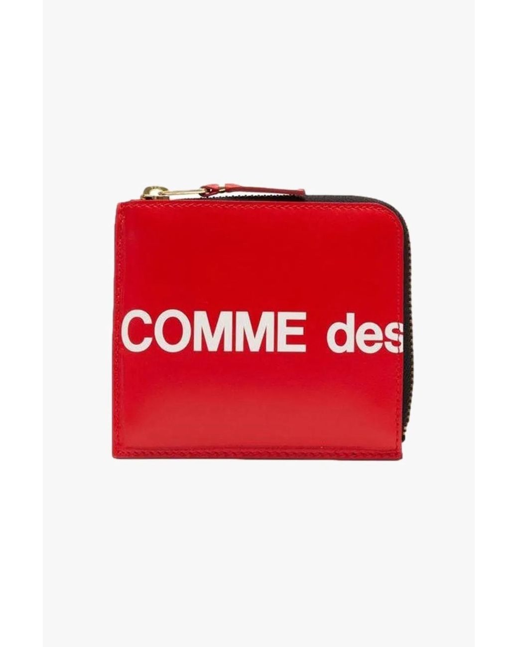 Comme des Garçons Red Huge Logo Wallet for men