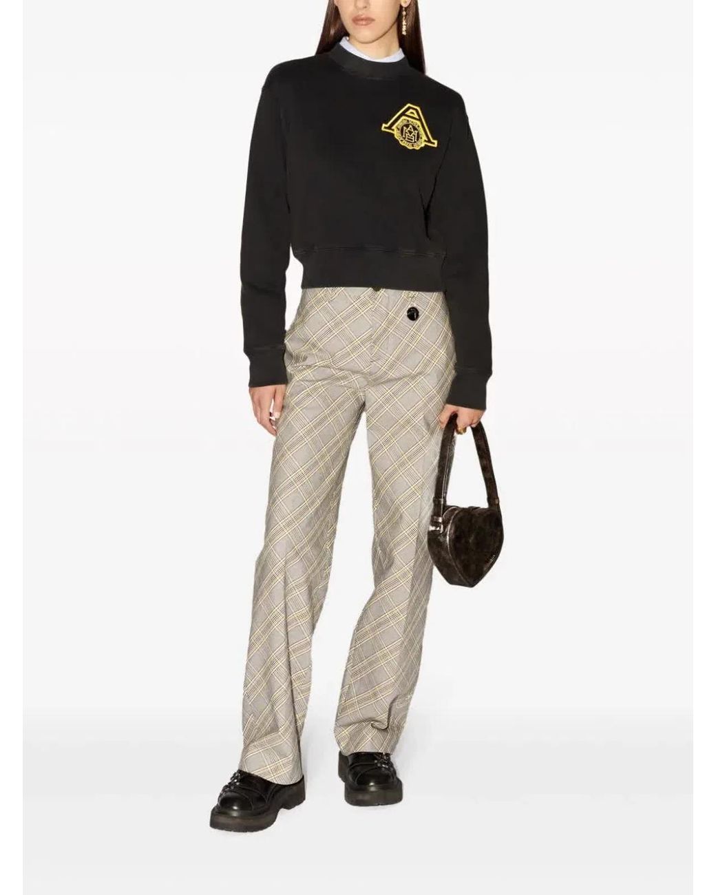 Ambush Black Scholarship Cropped Sweater