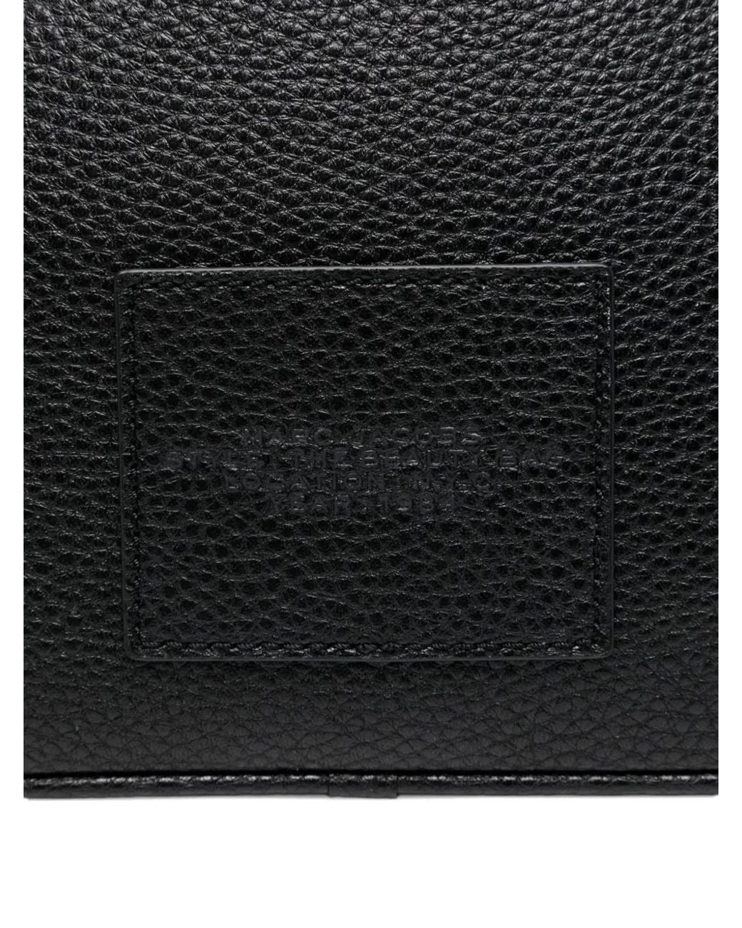 Marc Jacobs Black Leather Zip Fastening Bag