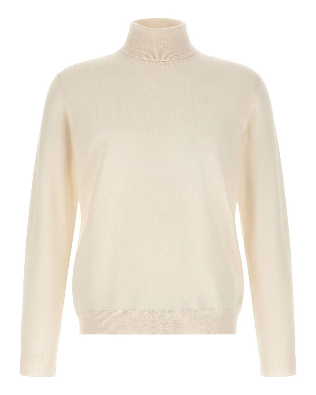 Zanone White Turtle-Neck Sweater for men