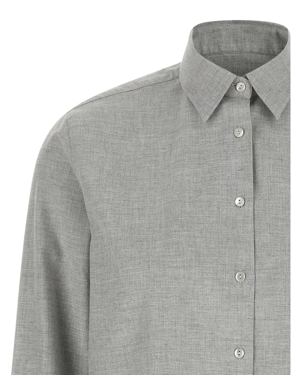 Xacus Gray 'Marta' Flannel Shirt