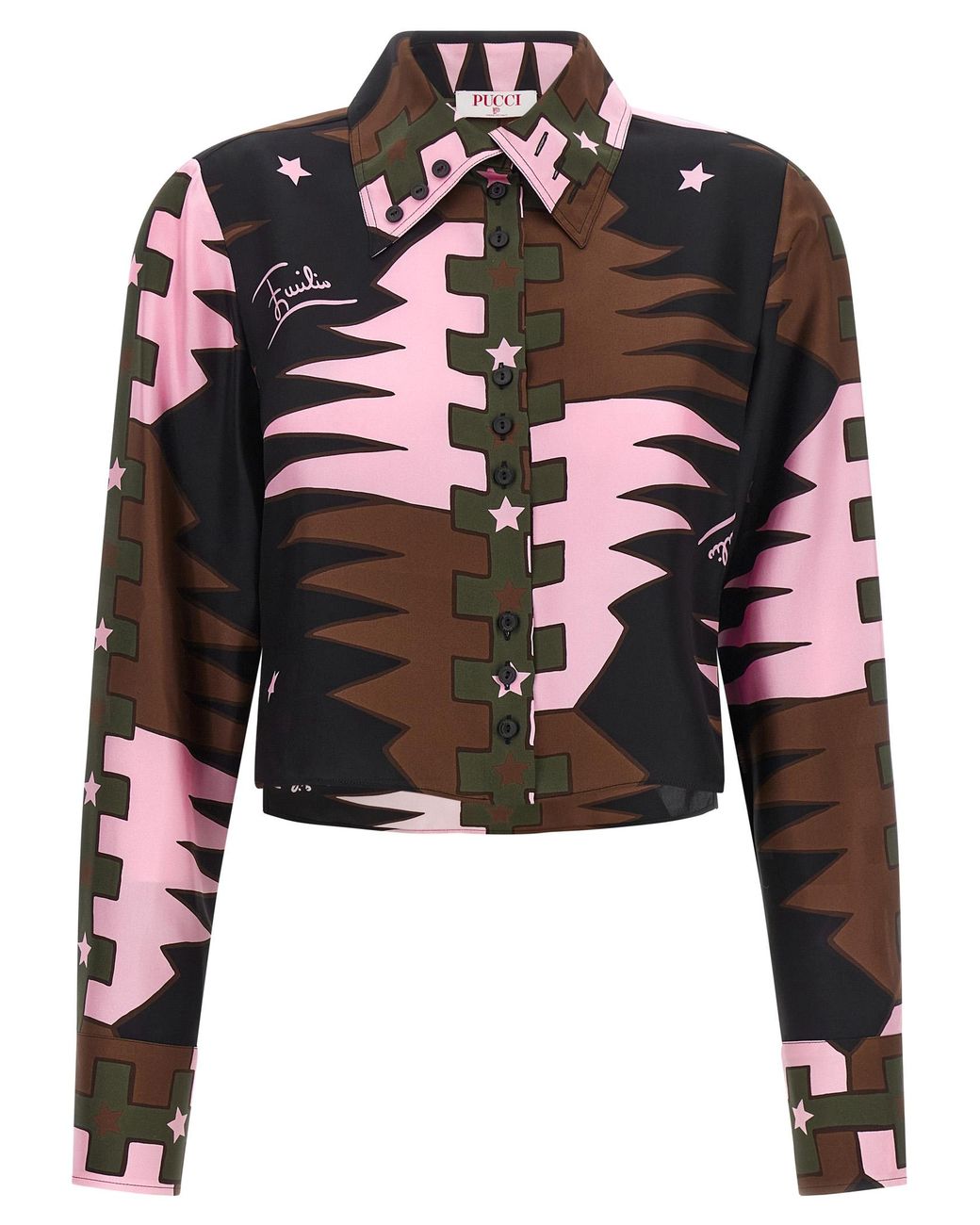 Emilio Pucci Red 'Valdimontone' Shirt