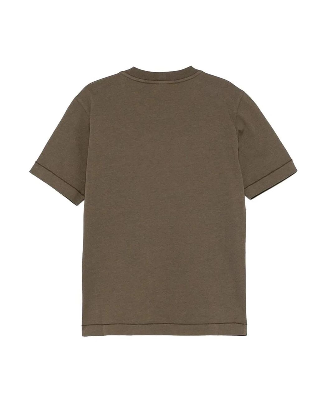 Stone Island Green T-Shirt With Logo
