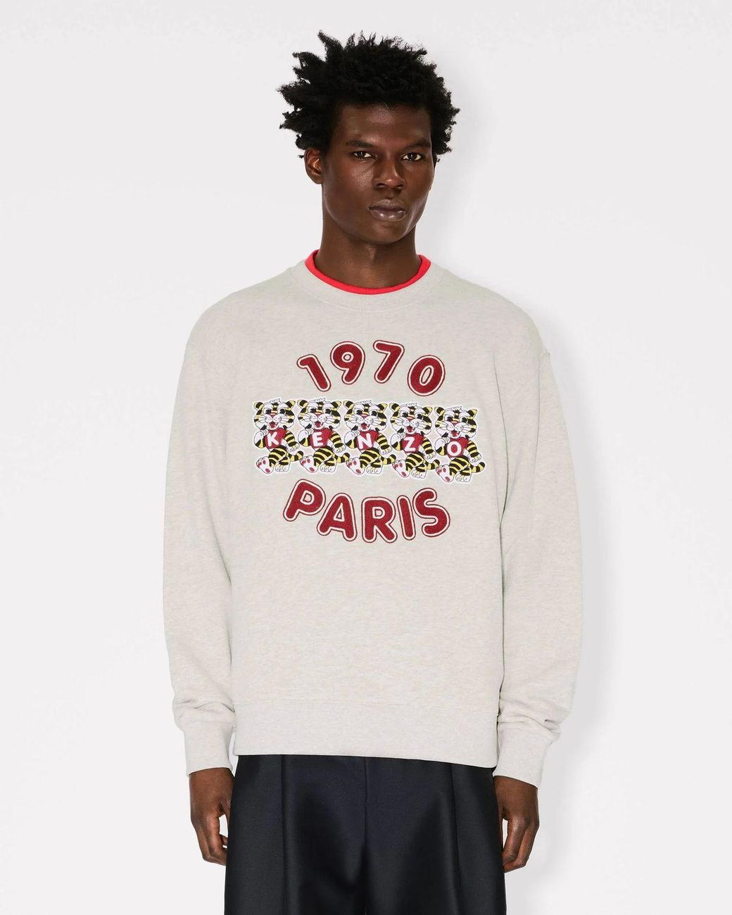 KENZO White Mini Sweatshirt For Ss26 for men