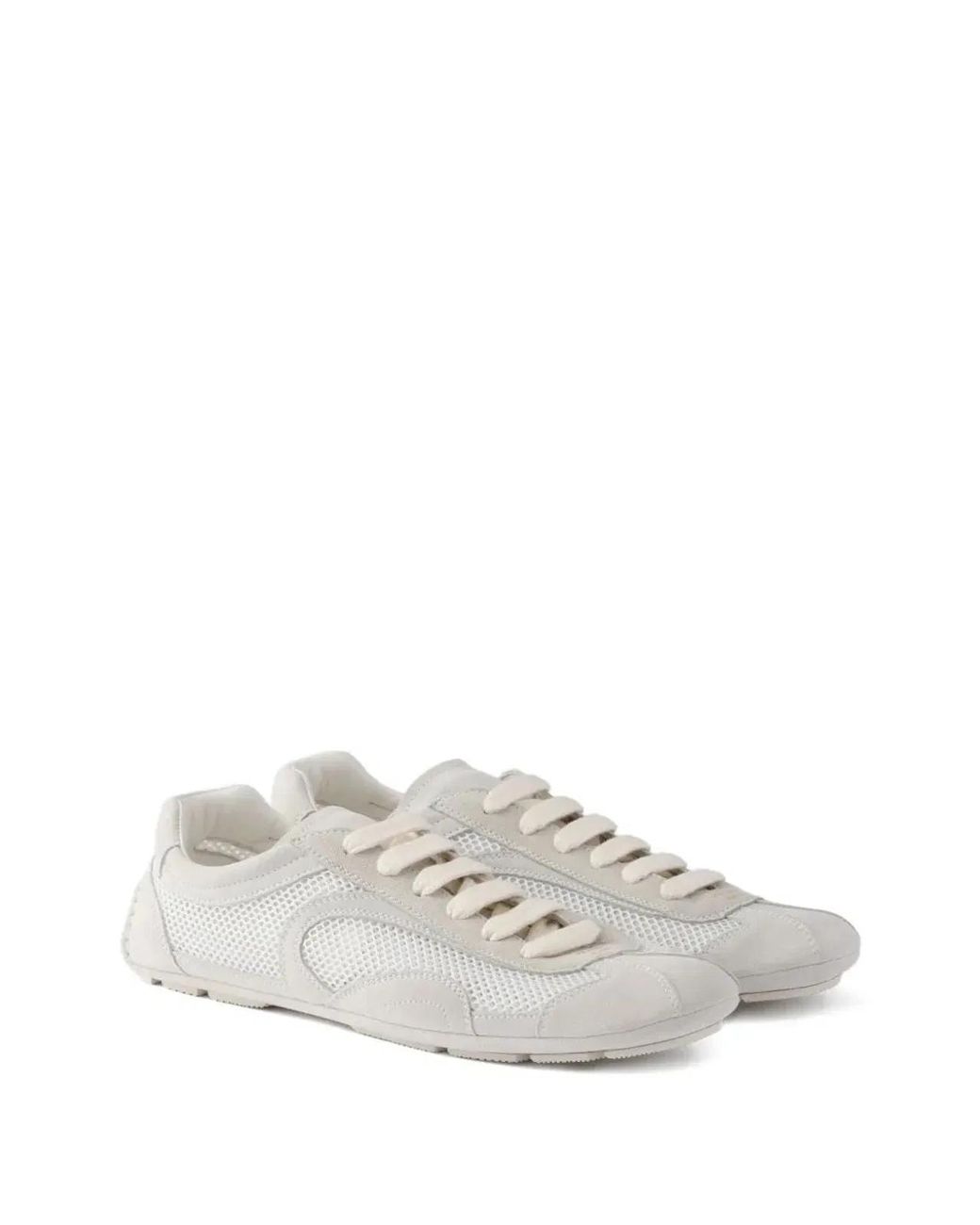Prada White Montecarlo Sneakers