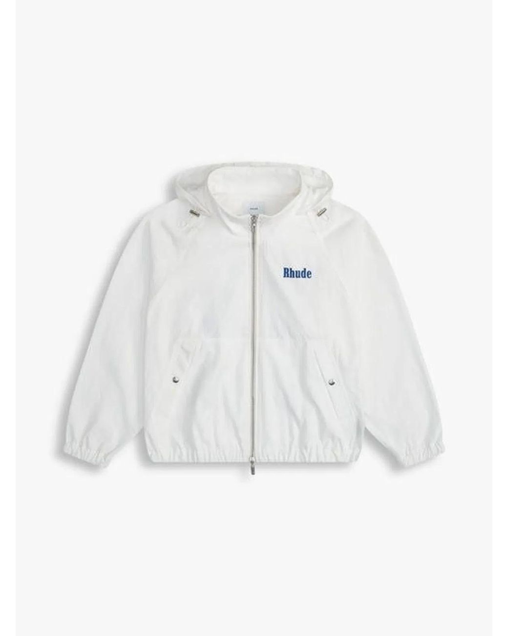 Rhude White Palm Track Jacket for men
