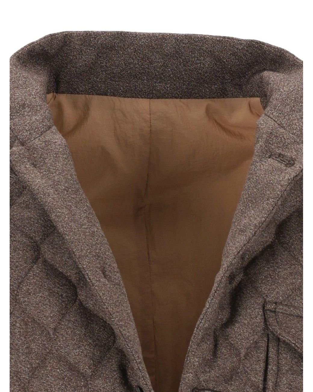 Emporio Armani Brown Wool Jacket for men