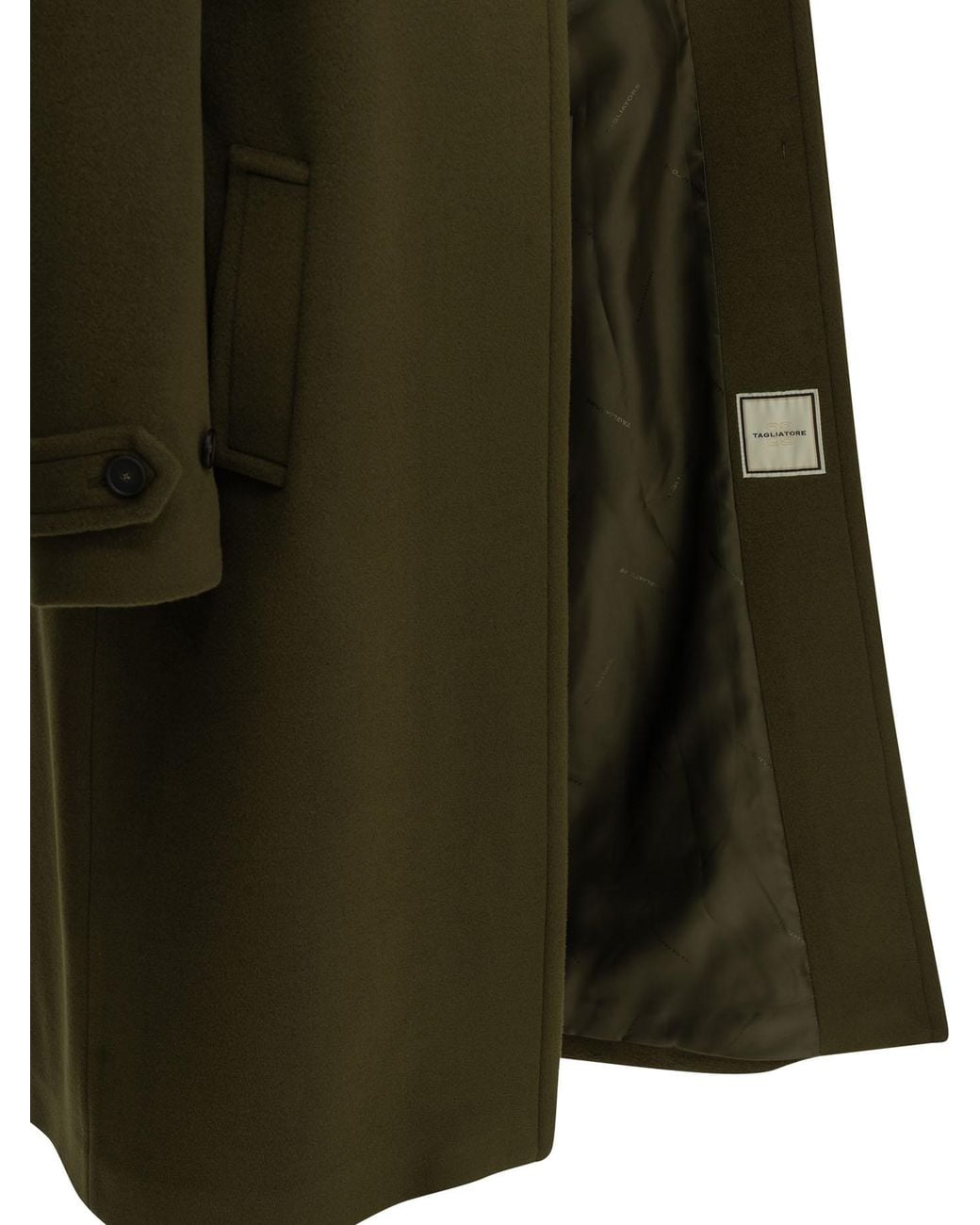 Tagliatore Green "Bethany" Long Coat