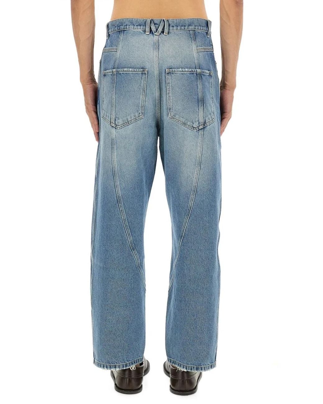 Moschino Couture Blue Trousers for men