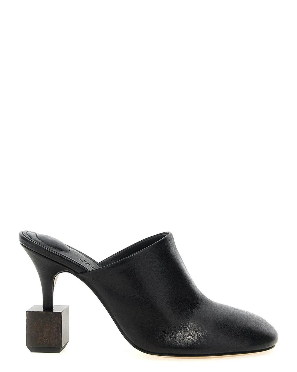 Jacquemus Black Heeled Mules