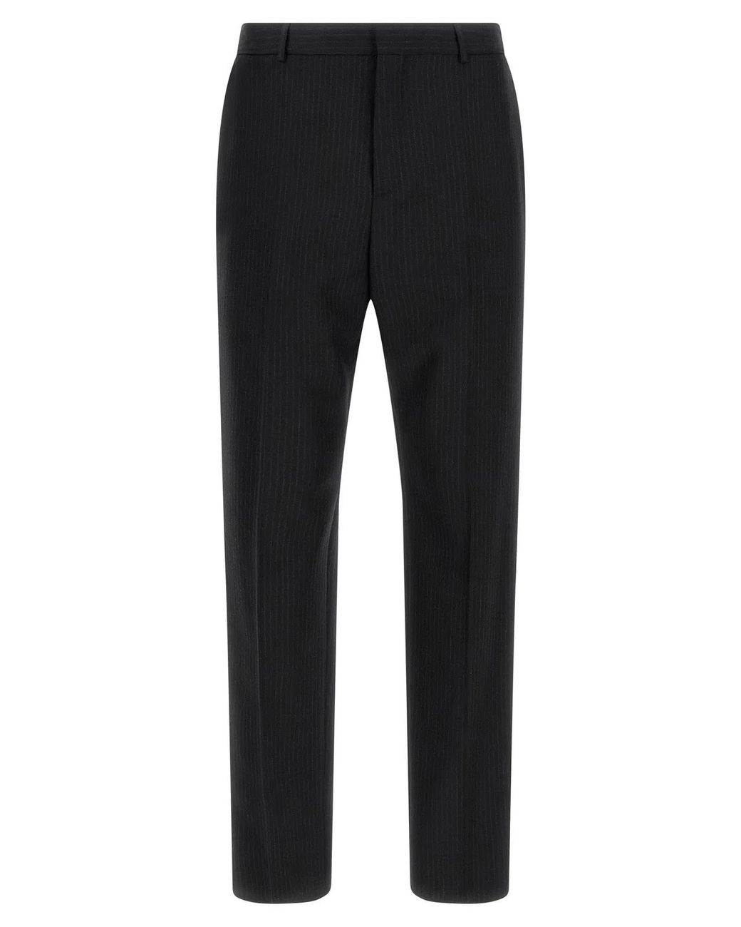 Saint Laurent Black Wool Dress Pants for men