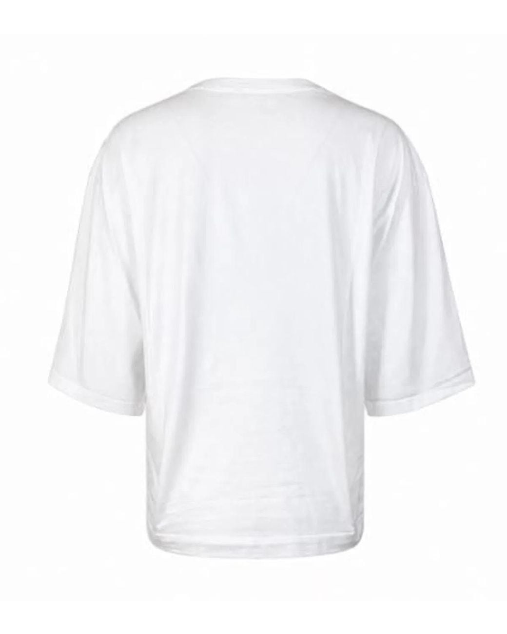 Roberto Collina White Round Neck Oversized Swe
