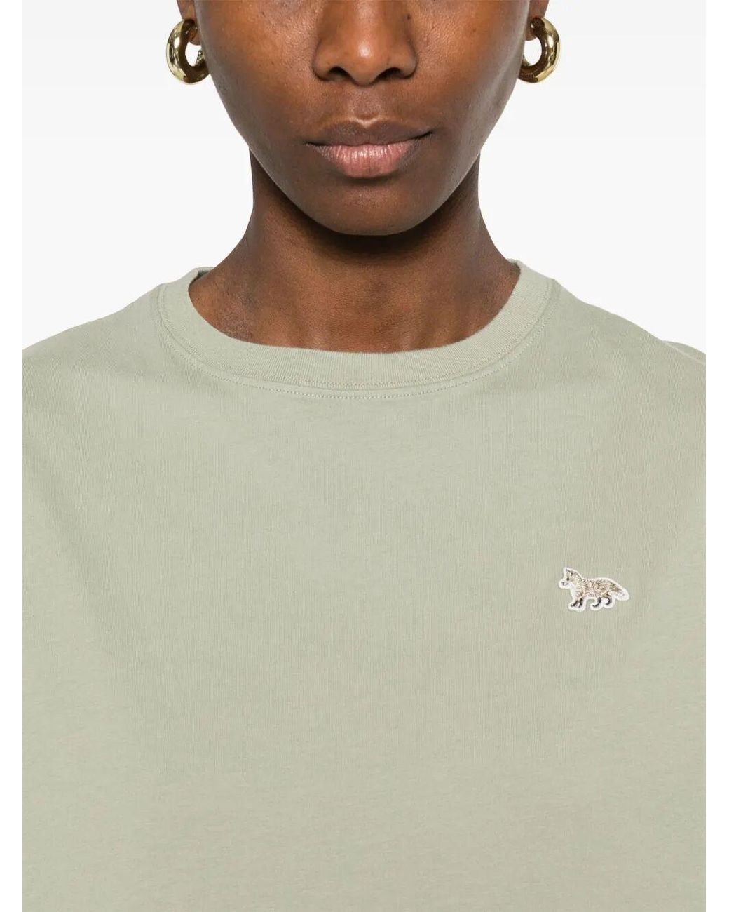Maison Kitsuné White Baby Fox Patch Comfort Tee-Shirt