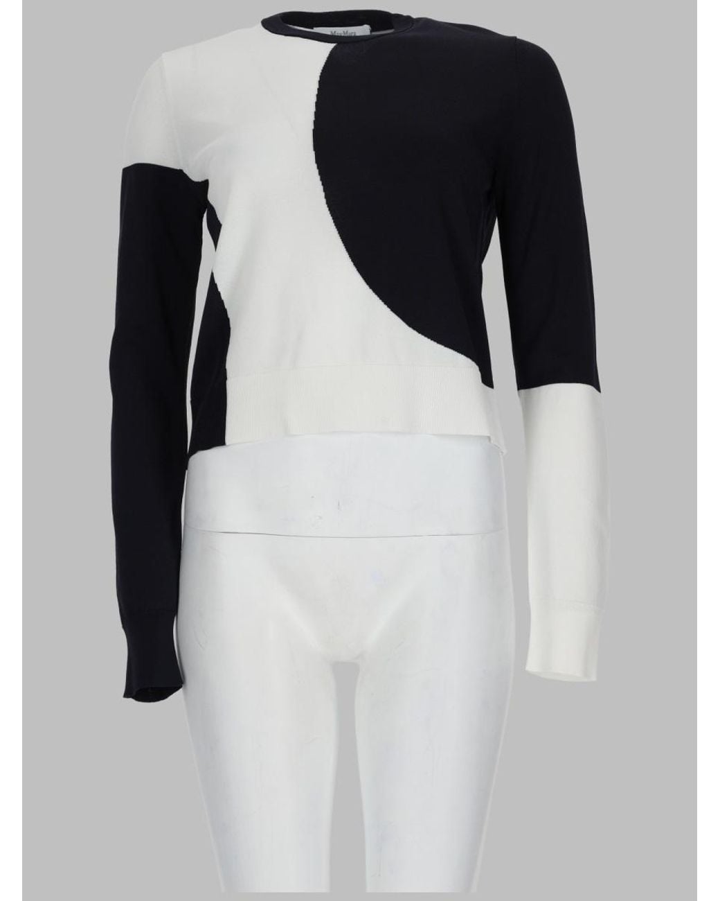 Max Mara Black Maglia Aderente