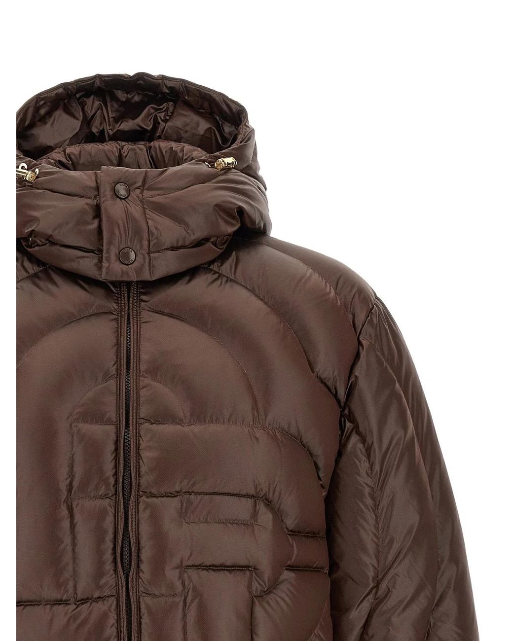 Casablanca Brown 'Monogram' Quilting Down Jacket for men