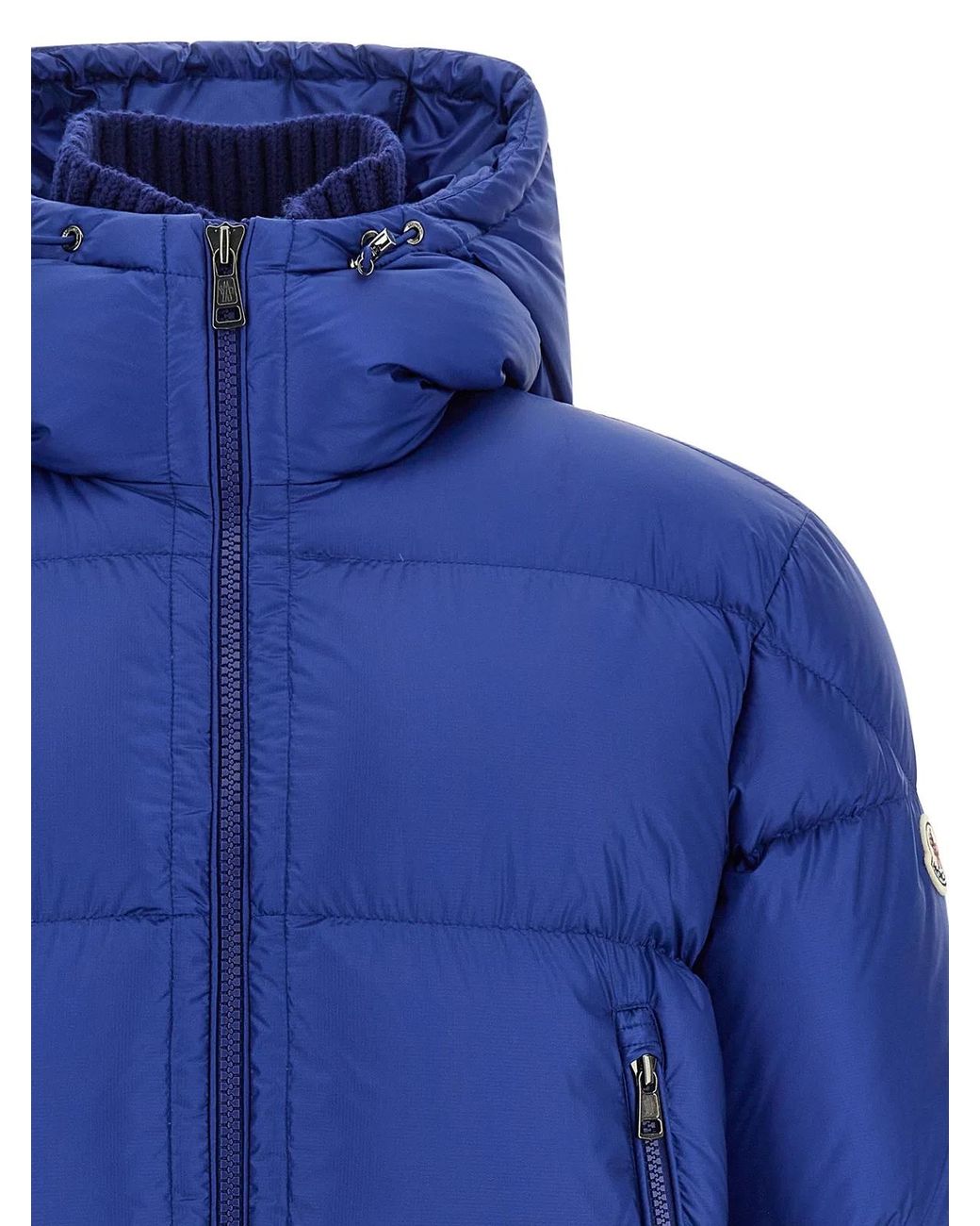 Moncler Blue 'Rivau' Down Jacket for men