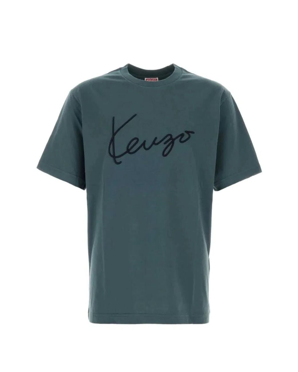KENZO Blue Signature T-Shirt for men