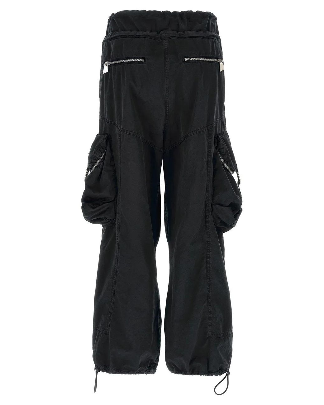 The Attico Black Cargo Pants
