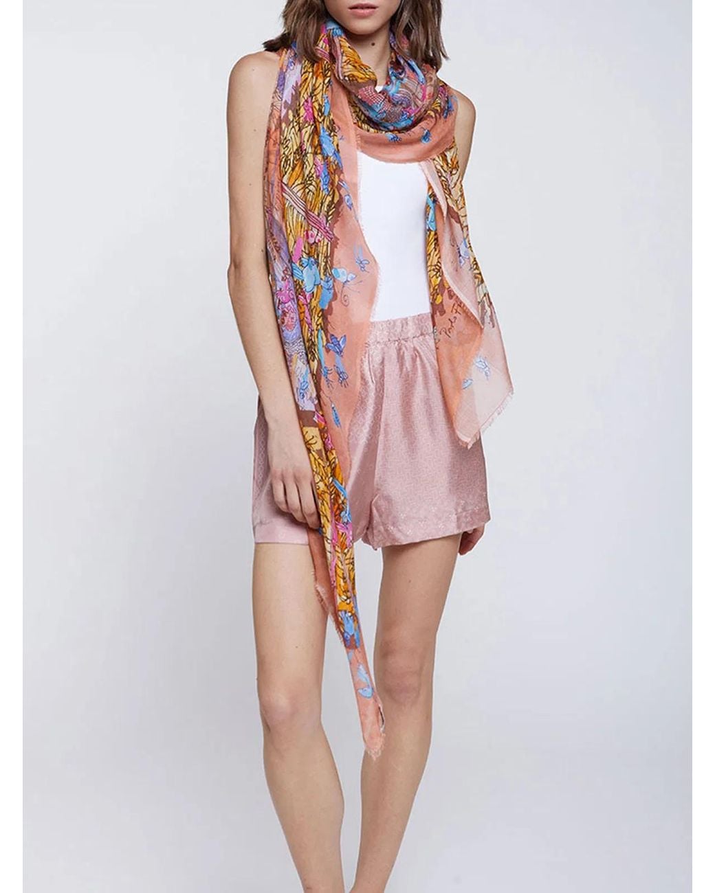 Faliero Sarti Pink Collaboration With Paolo Fiumi: New Roma Stole