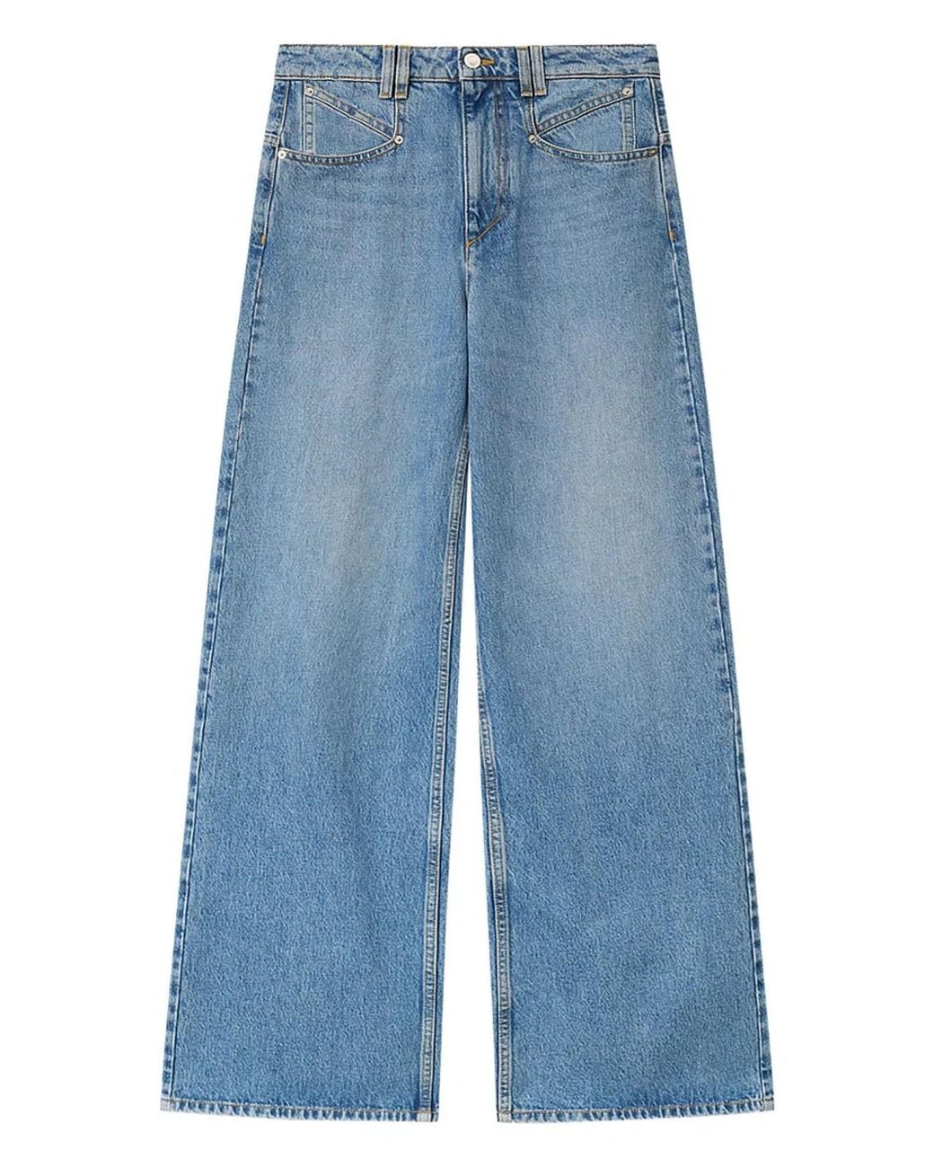 Isabel Marant Blue Pantalone Lemony