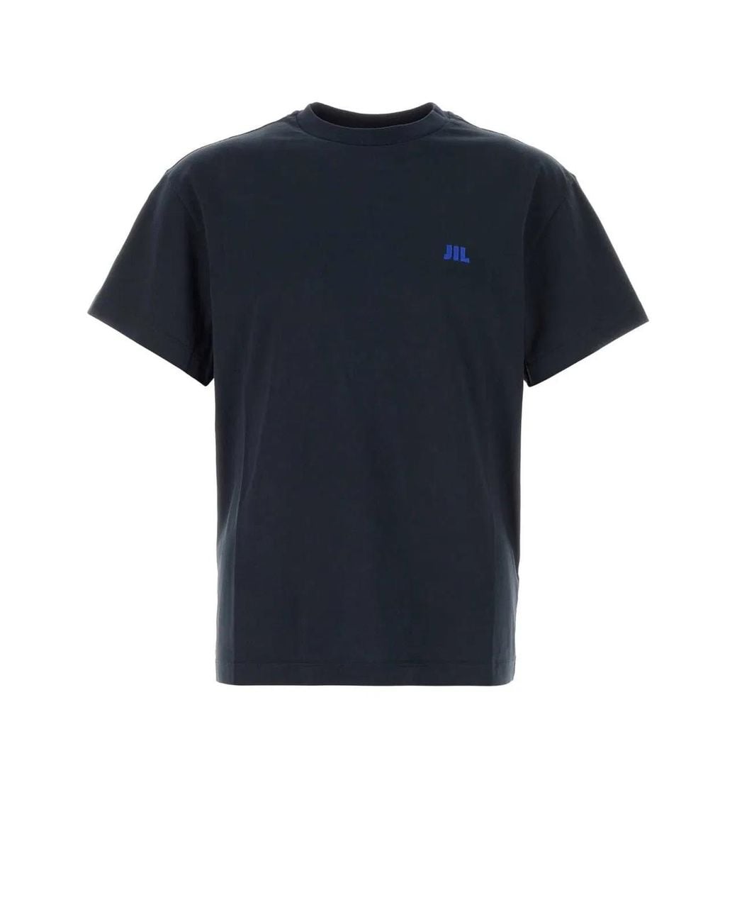 Jil Sander Blue Logo T-Shirts for men
