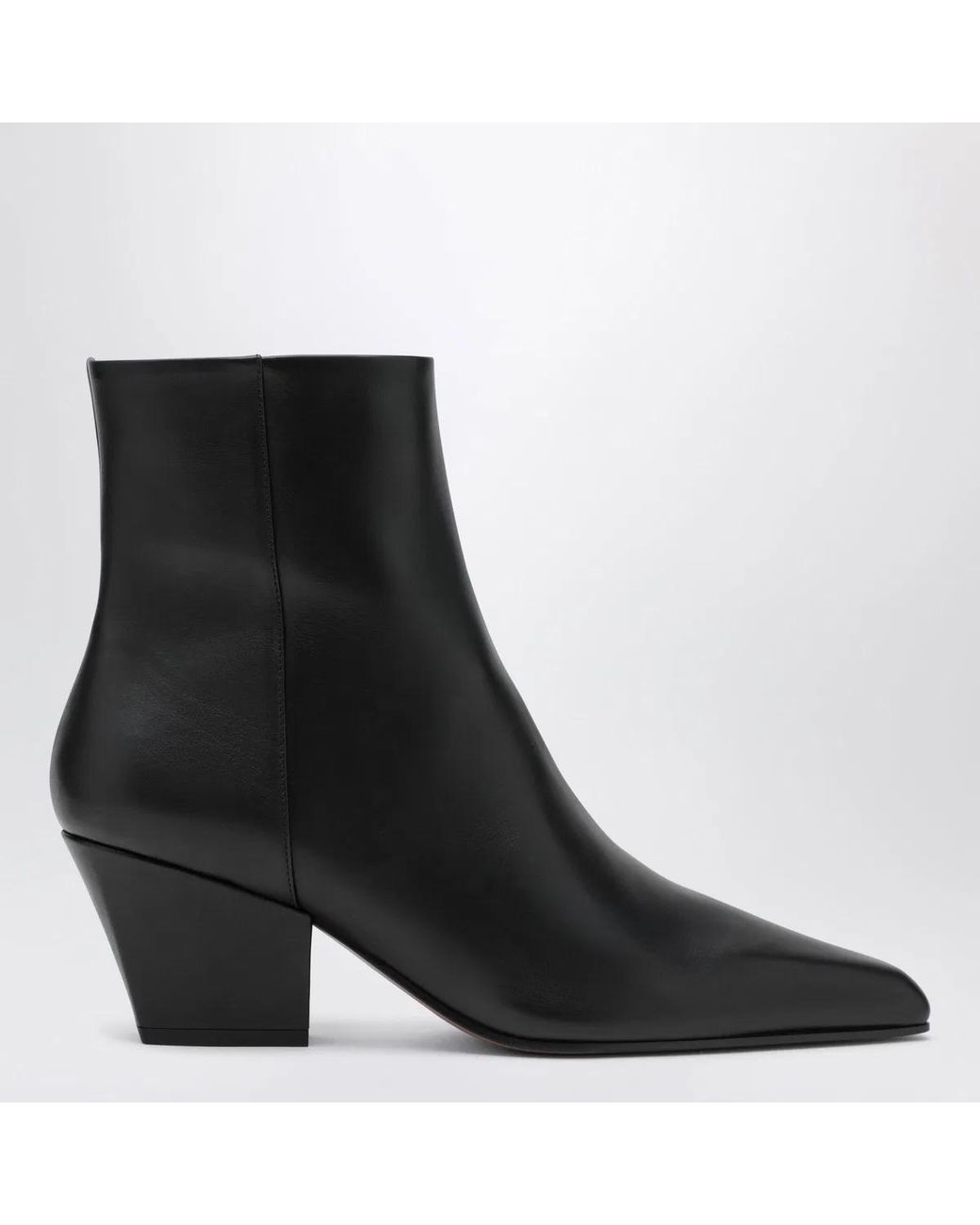 Paris Texas Black Jane Ankle Boots