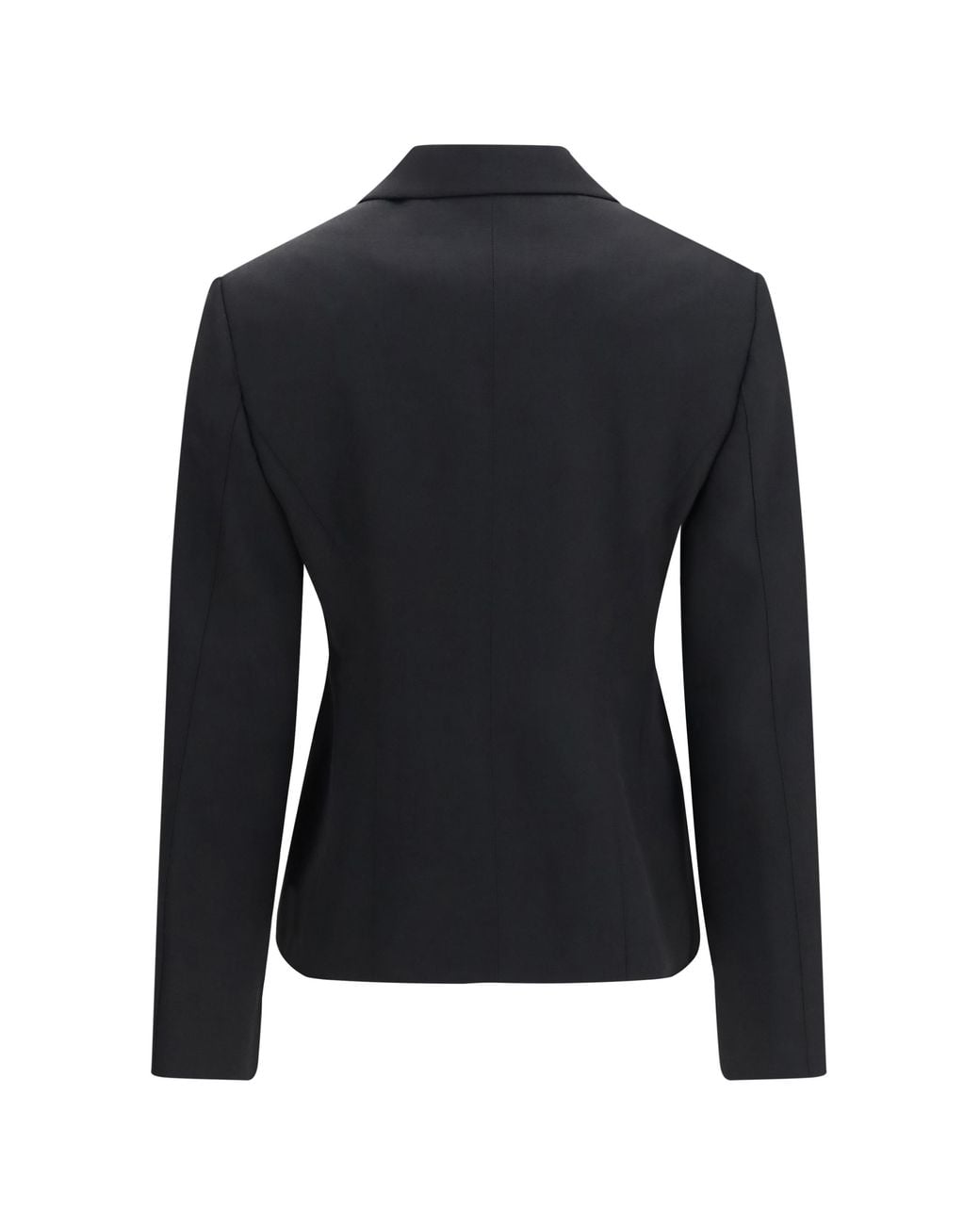 Alaïa Black Alaia Lightweight Wool Double-Breasted Jacket