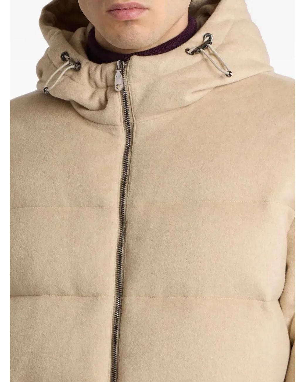 Etro Natural Down Jacket W/ Welt Pkt Da Xs A 3 for men