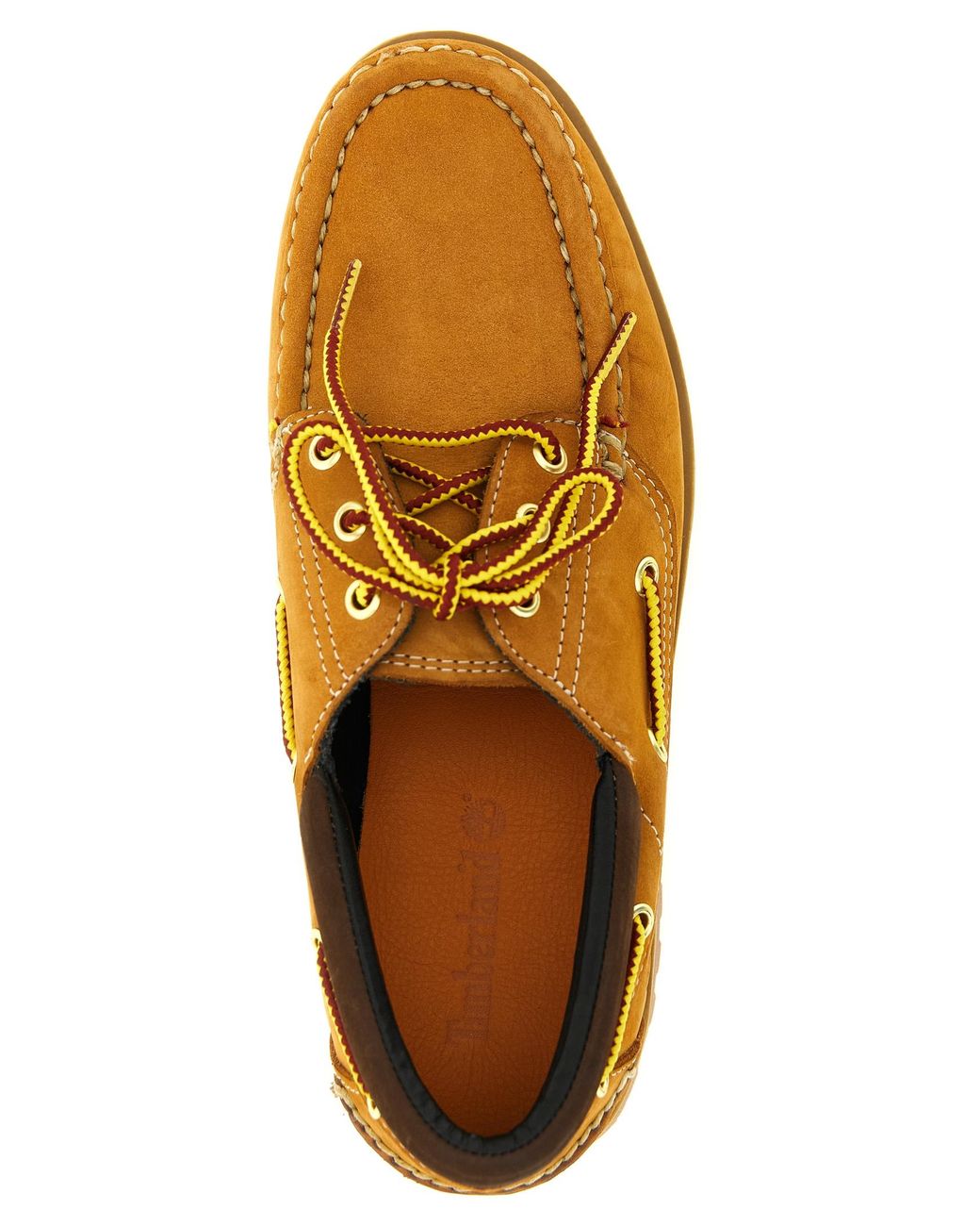 Timberland Brown 3-Eye Lug' Boat Shoe for men