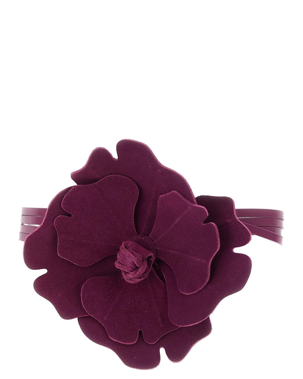 Pinko Purple 'Flower' Belt