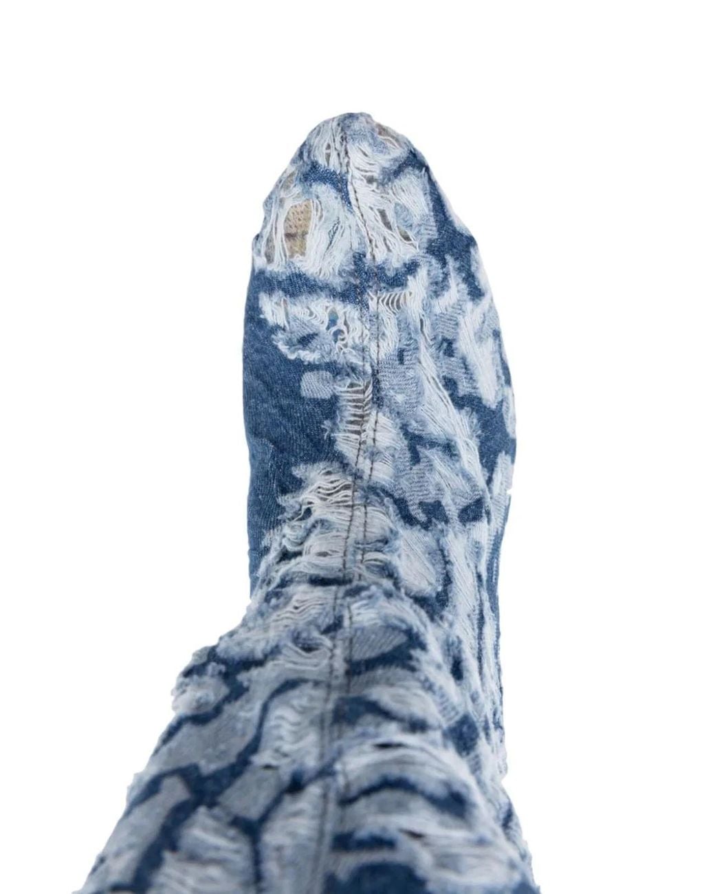 MASHA POPOVA Blue Denim Heel Boots