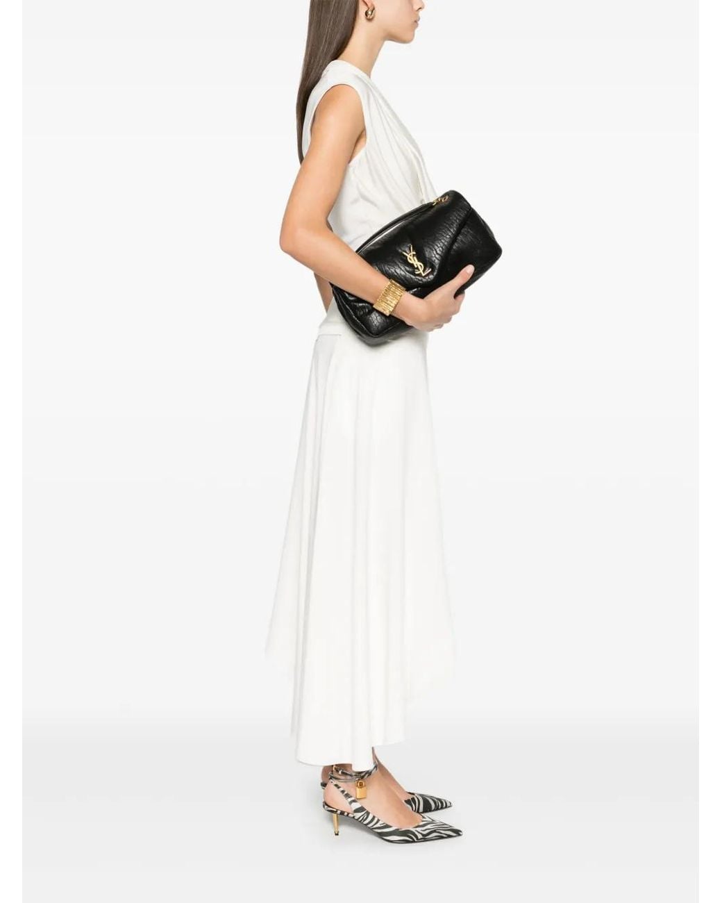Saint Laurent Black Borsa Calypso