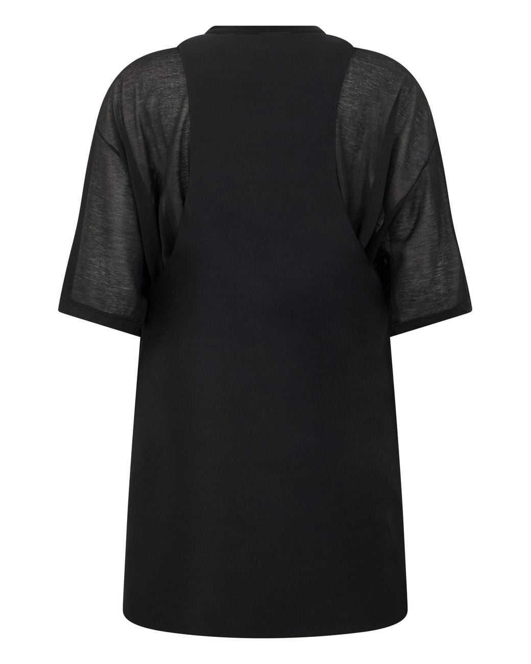 Balenciaga Black Tshirt Dress