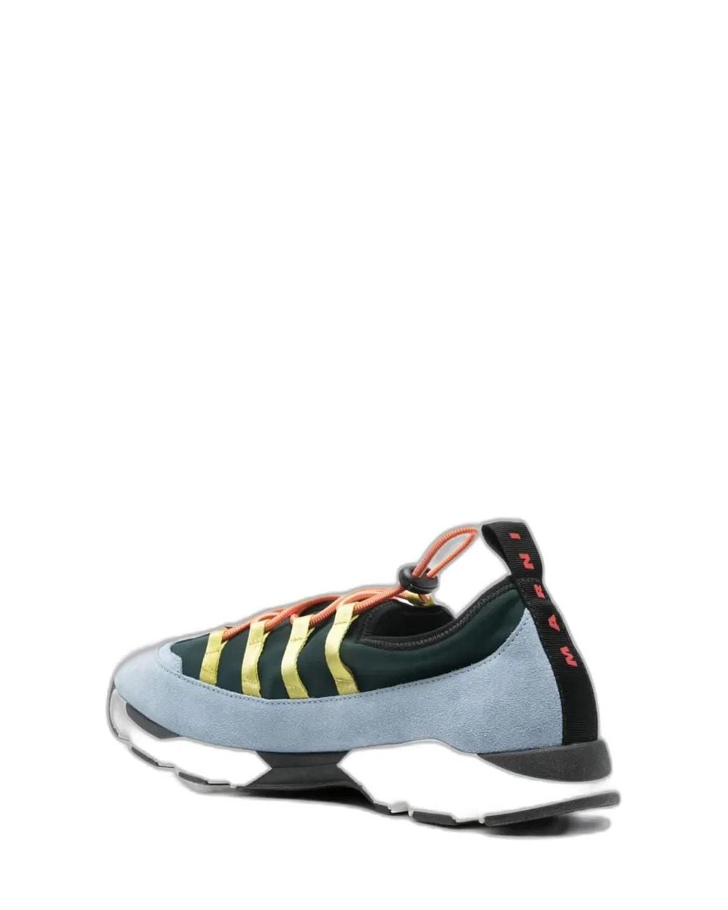 Marni Green Nylon Sneakers for men