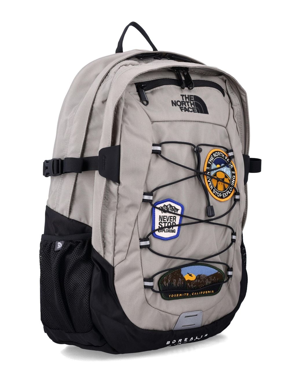 The North Face Gray Borealis Classic Patch Backpack for men