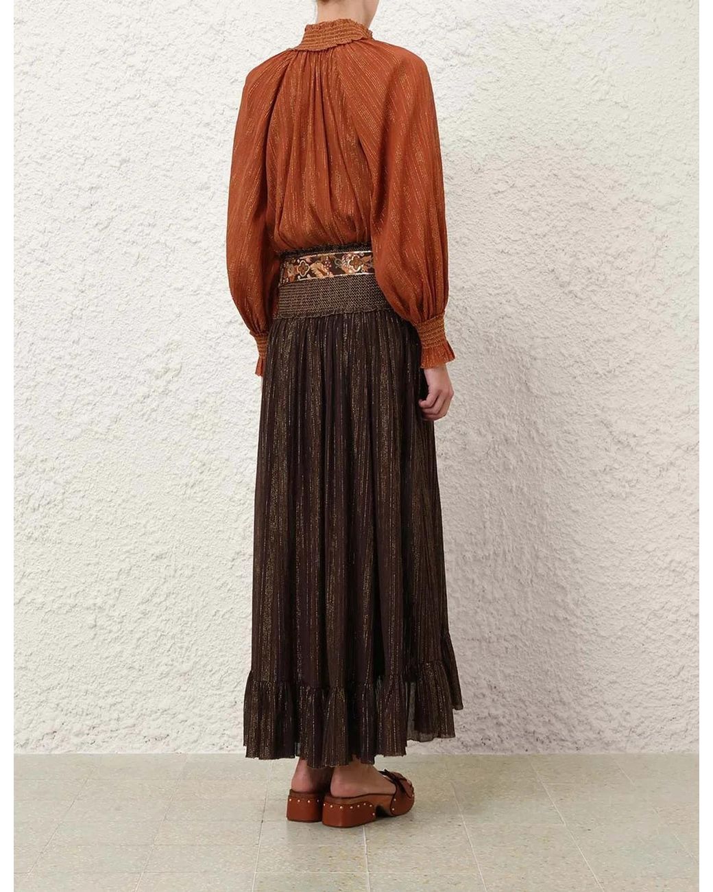 Zimmermann Brown Aster Blouse