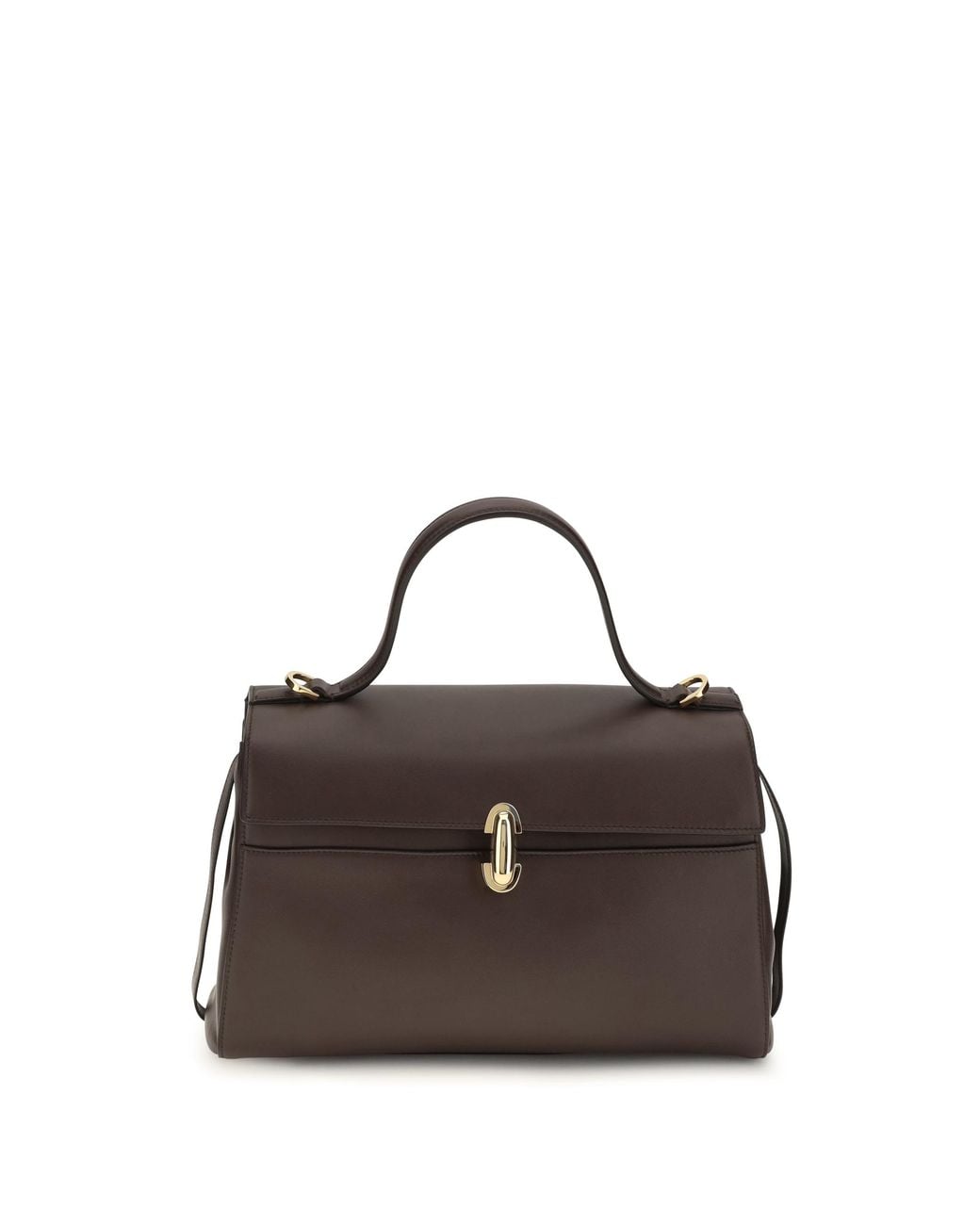 SAVETTE Brown Soft Symmetry Handbag