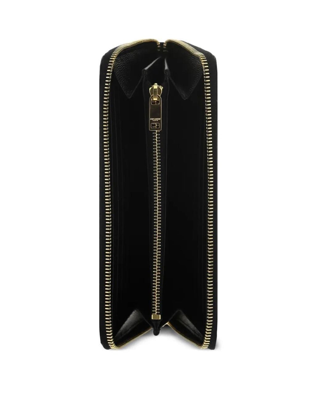 Saint Laurent Black Cassandre Wallet