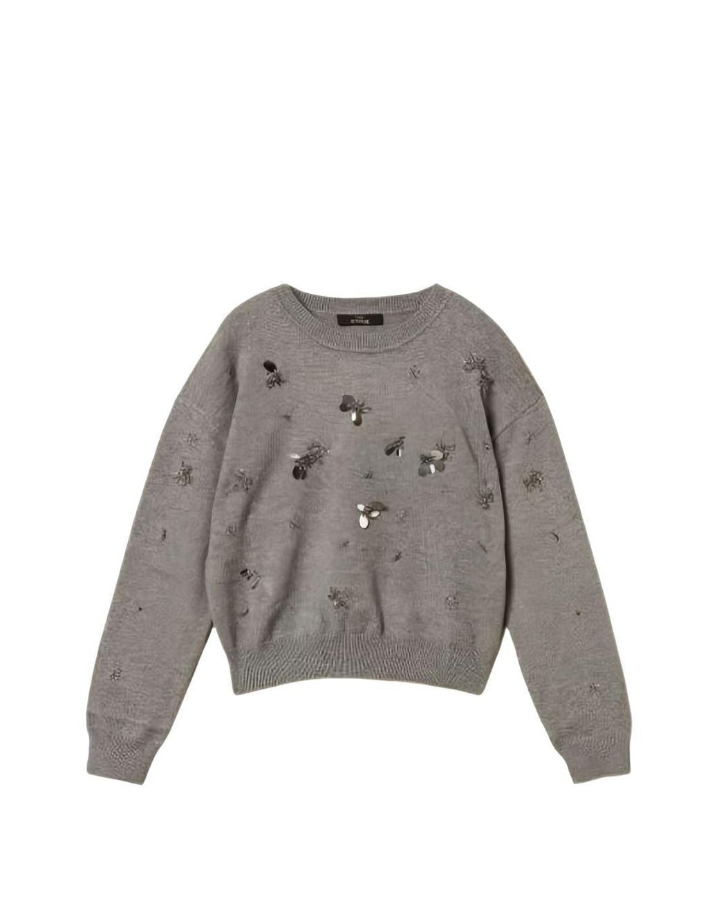 Twinset Gray Twinset Actitude Polyester Sweater