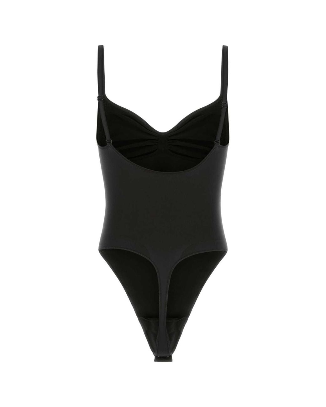 Skims Black Thong Bodysuit