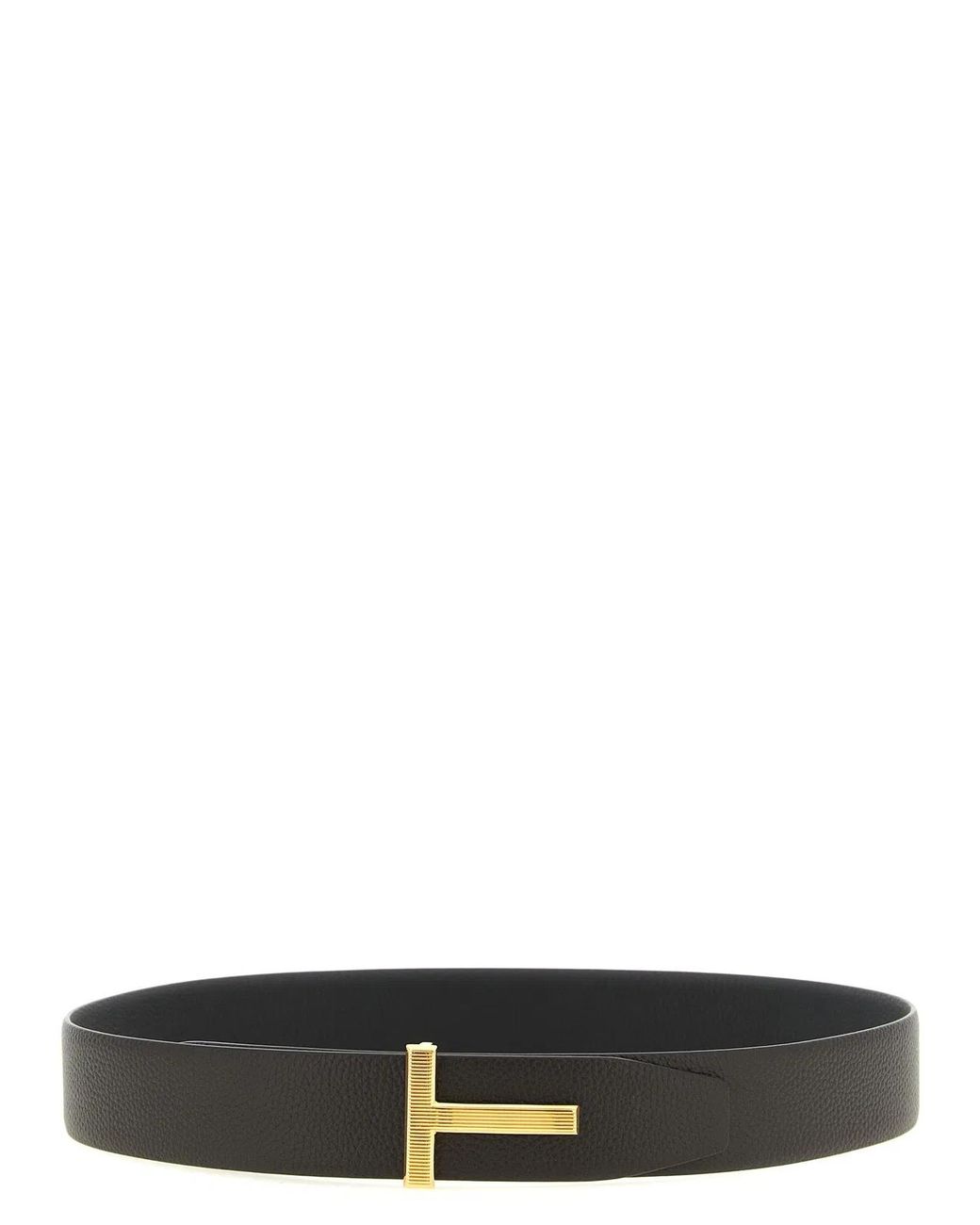 Tom Ford White Calfskin Regular Belt for men
