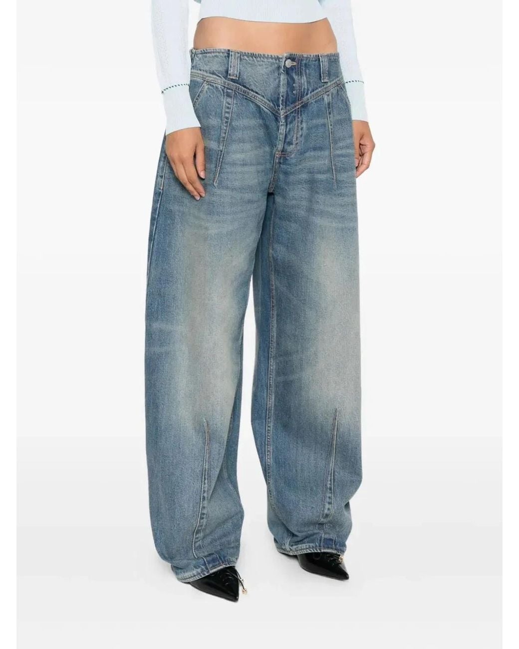 McQueen Blue Cotton Clothing Jeans