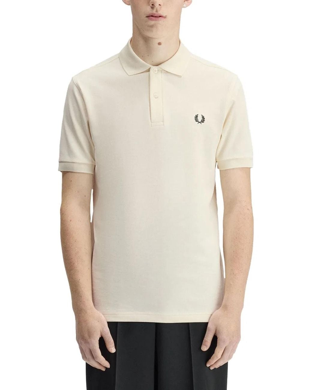 Fred Perry White The Polo Shirt for men