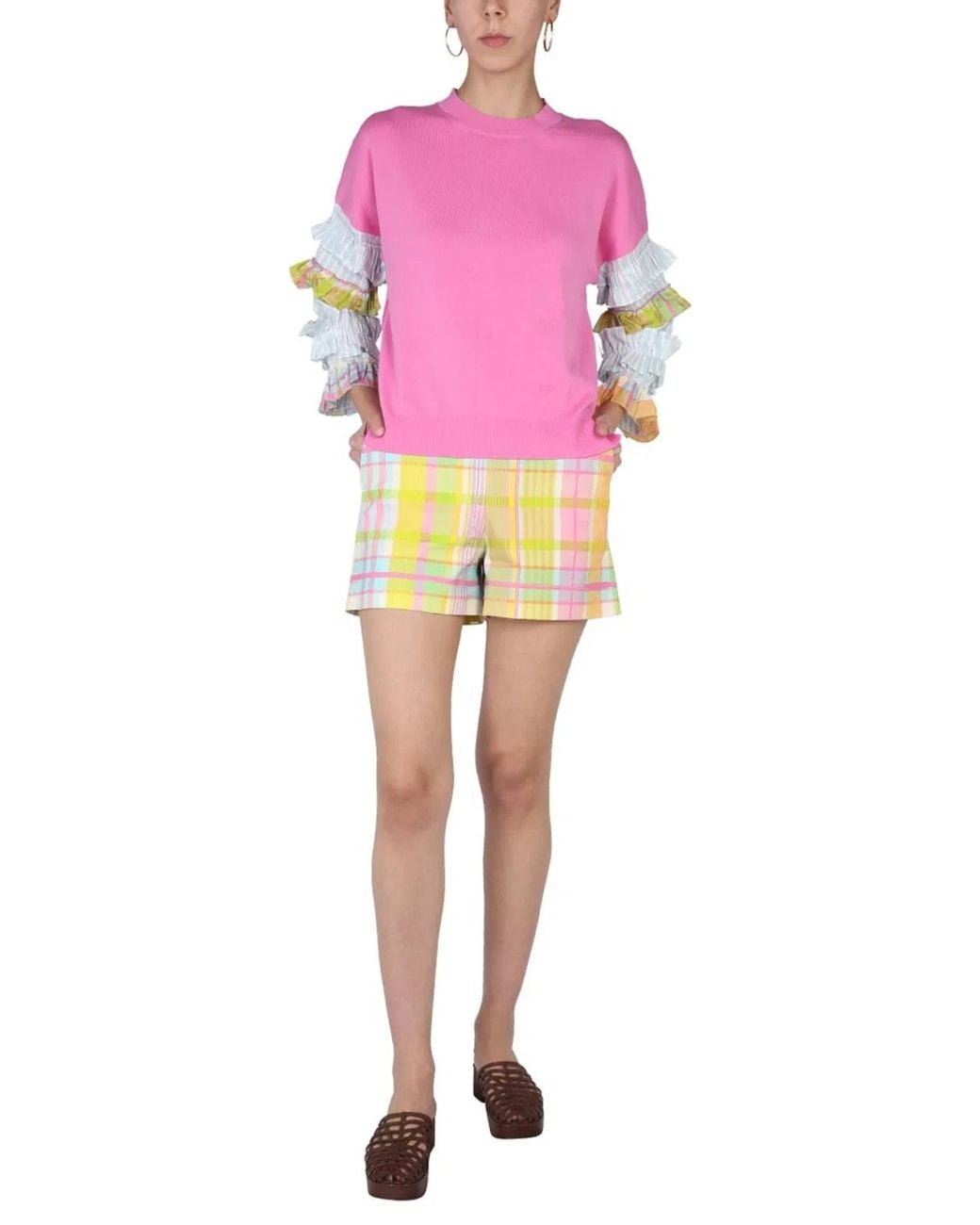 Boutique Moschino Pink Ruffles Jersey
