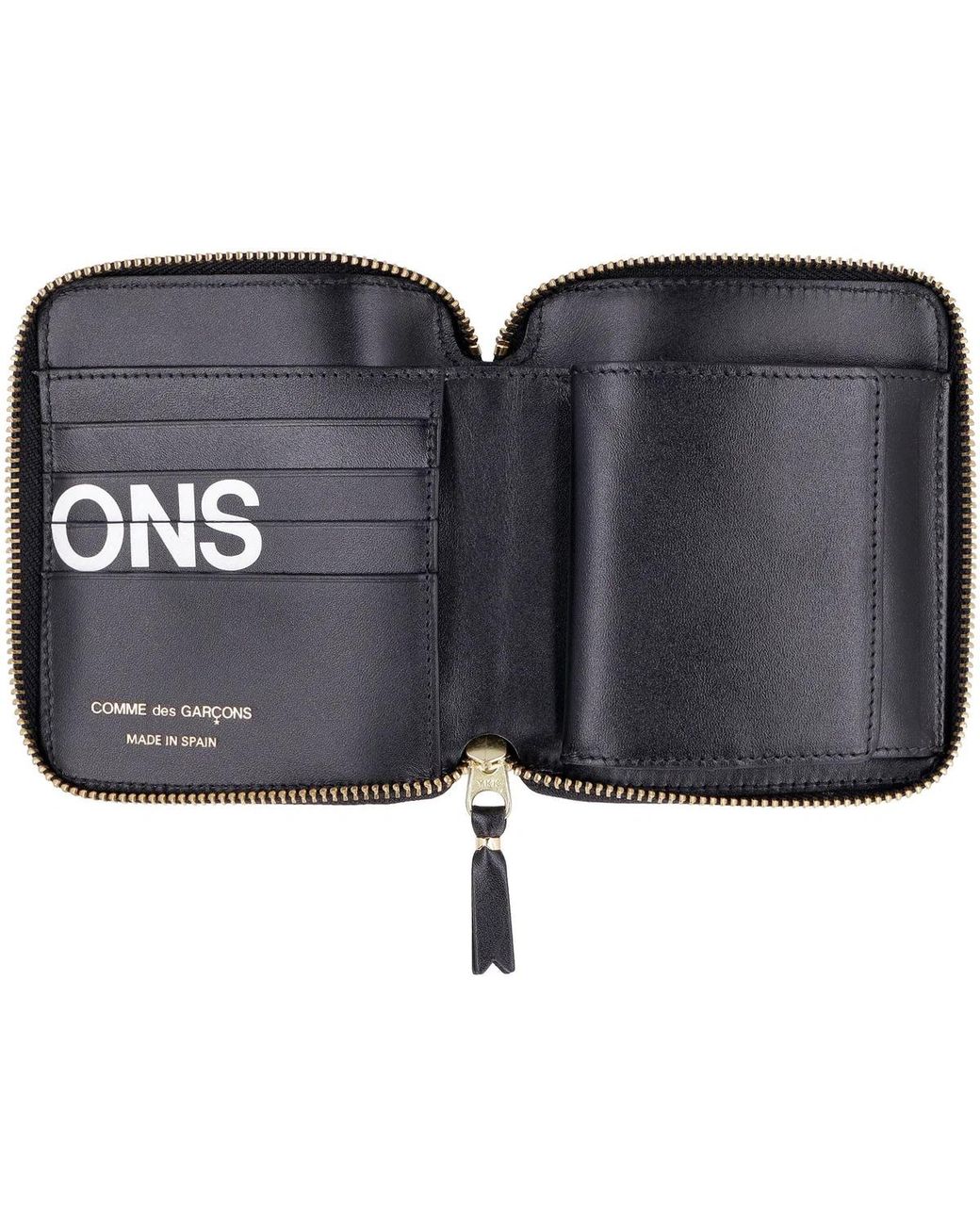 Comme des Garçons Black Wallet Huge Logo Wallet for men